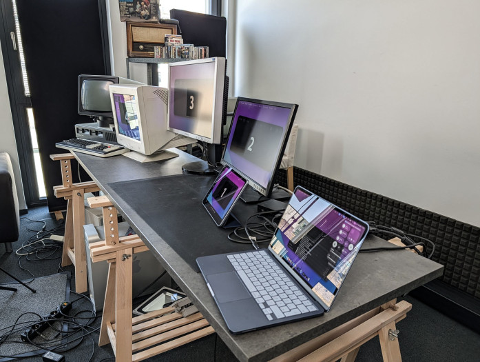 An so einem Arbeitsplatz will sicher niemand arbeiten. (Bild: Oliver Nickel/Golem.de)